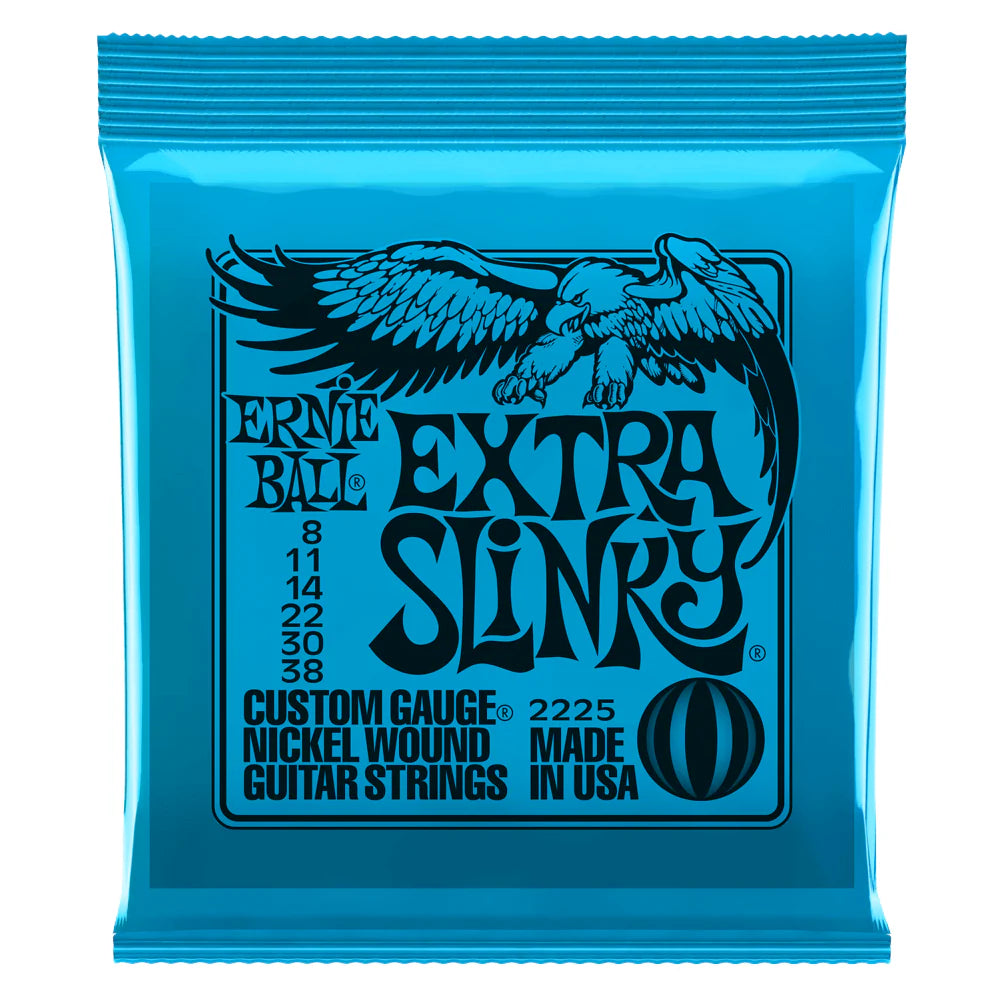 Ernie Ball 2225 Extra Slinky 8-38 Electric Guitar Strings