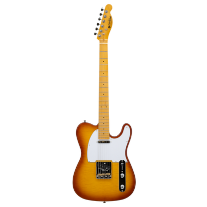 Prodipe TC90 ALDER Flame Top Honey Burst Electric Guitar