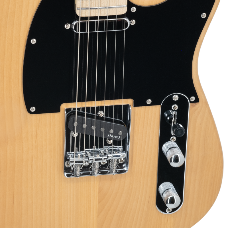 Prodipe TC90 ALDER Natural Electric Guitar