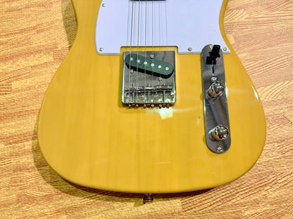 SX STL50+ Butterscotch Blonde Electric Guitar Beginner Bundle~ 10W Amp, Strap
