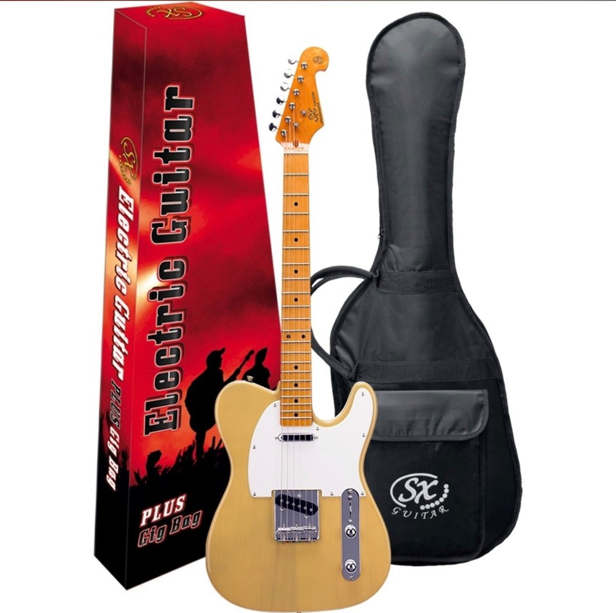 SX STL50+ TC-Style Electric Guitar~ Butterscotch Blonde~ Gig Bag Included!
