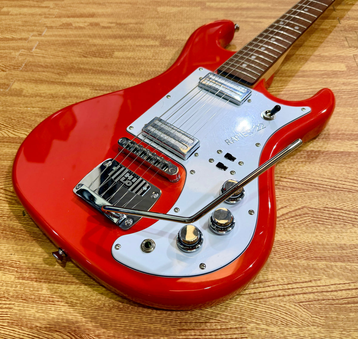 Rapier 22 Fiesta Red Electric Guitar Ex Demo Alan Entwistle Clearance