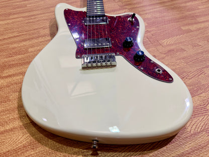 Vintage V50 Coaster Electric Guitar~ Vintage White~ Jazzmaster Style~ B Stock
