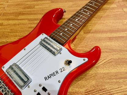 Rapier 22 Fiesta Red Electric Guitar Ex Demo Alan Entwistle Clearance