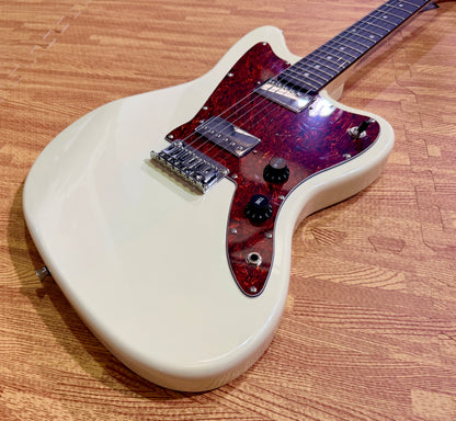 Vintage V50 Coaster Electric Guitar~ Vintage White~ Jazzmaster Style~ B Stock