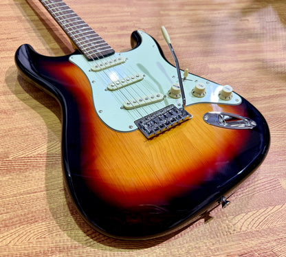 SX SST62+ 3-Tone Sunburst ST Electric Guitar~ Gig Bag~ Stratocaster Style NEW