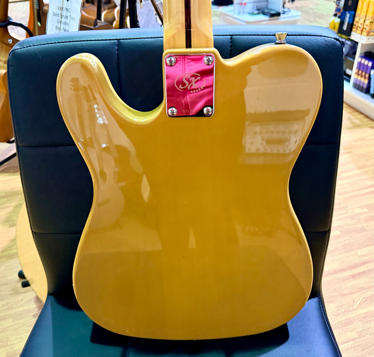 SX STL50+ Butterscotch Blonde Electric Guitar Beginner Bundle~ 10W Amp, Strap