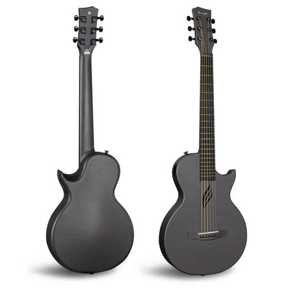 Enya Nova Go Black Carbon Fibre 1/2 Size Travel Acoustic Guitar