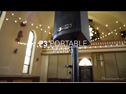 PowerWerks Active PA Column 120W Bluetooth Speaker Busker Band PA Solo Disco DJ