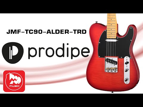 Prodipe TC90 ALDER Flame Top Honey Burst Electric Guitar