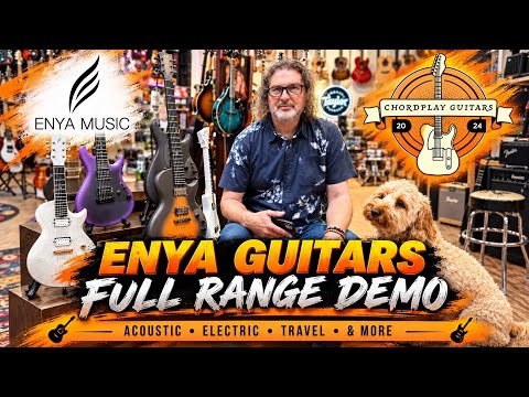 Enya Inspire Electric Smart Guitar in Royal Purple