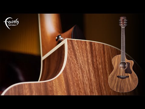 Faith Nexus Neptune FPNCECF Electro Acoustic Guitar Coffee Brown~ All Solid