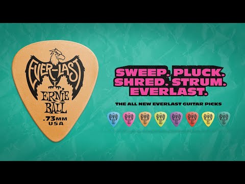 Load video: Ernie Ball Everlast Picks- 1.5mm Yellow 12 Pack