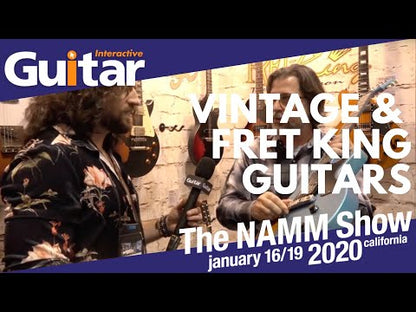 Vintage V62 ICON Telecaster Electric Guitar ~ Distressed Ash Blonde