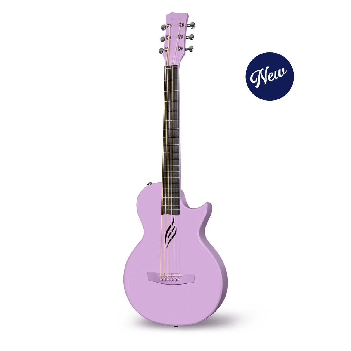 Enya Nova Go Purple Carbon Fibre 1/2 Size Travel Acoustic Guitar
