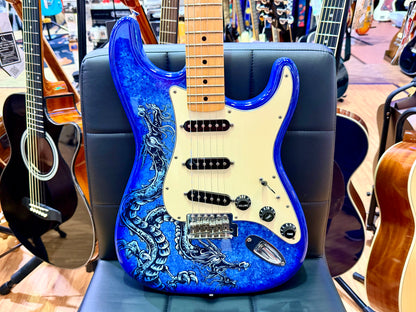 2015 Fender David Lozeau Blue Dragon Stratocaster~ Mexican Strat~ Limited 1/500