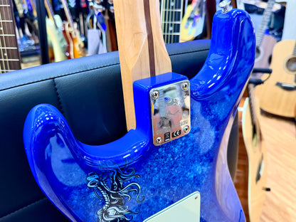 2015 Fender David Lozeau Blue Dragon Stratocaster~ Mexican Strat~ Limited 1/500
