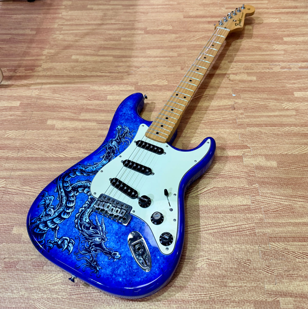 2015 Fender David Lozeau Blue Dragon Stratocaster~ Mexican Strat~ Limited 1/500