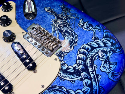 2015 Fender David Lozeau Blue Dragon Stratocaster~ Mexican Strat~ Limited 1/500