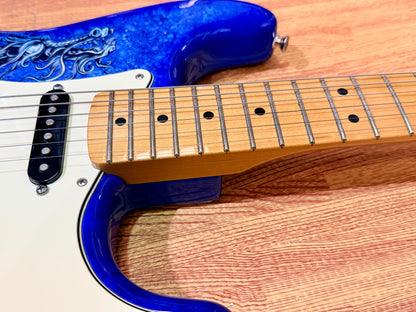 2015 Fender David Lozeau Blue Dragon Stratocaster~ Mexican Strat~ Limited 1/500
