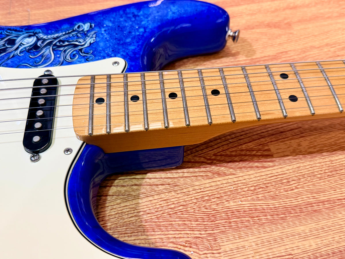2015 Fender David Lozeau Blue Dragon Stratocaster~ Mexican Strat~ Limited 1/500