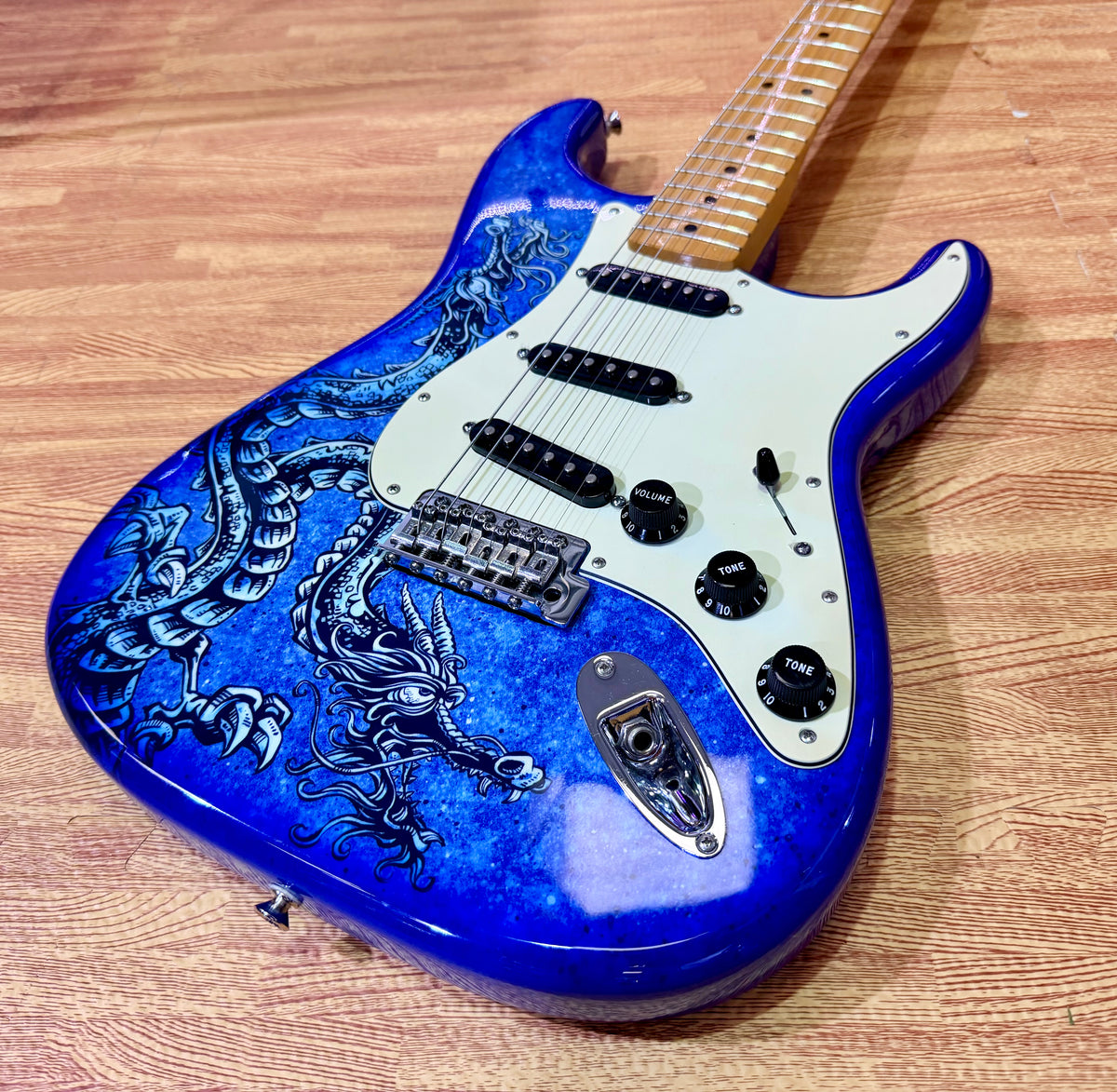 2015 Fender David Lozeau Blue Dragon Stratocaster~ Mexican Strat~ Limited 1/500