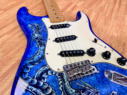 2015 Fender David Lozeau Blue Dragon Stratocaster~ Mexican Strat~ Limited 1/500